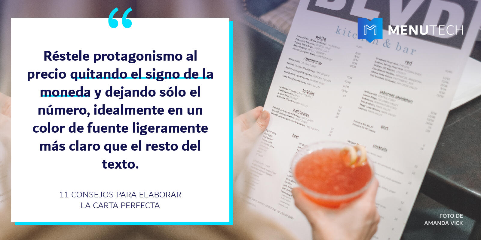 How to format prices on Food Menus Menutech