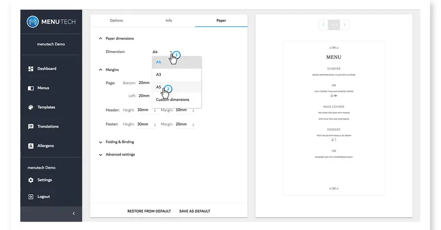 Step 3: Edit your template