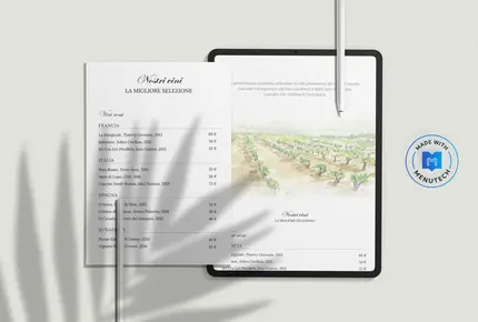 Menutech Generatore di carte dei vini