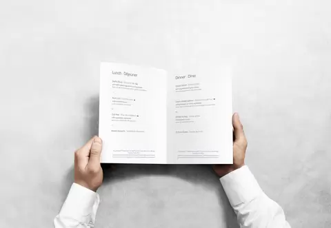 Lunch and Dinner menu